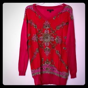 Marchesa wool and silk mixed sweater